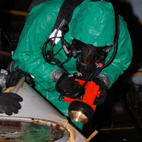 Working with hazardous substances in marine terminals
